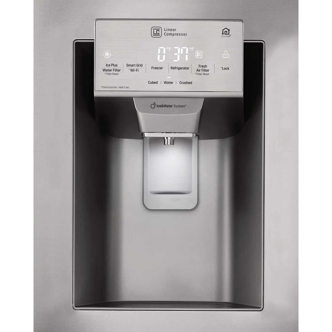 LG - Réfrigérateur à portes françaises de 36 po et 28 pi³