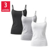 Splendid - Camisole avec soutien-gorge intégré, paquet de 3