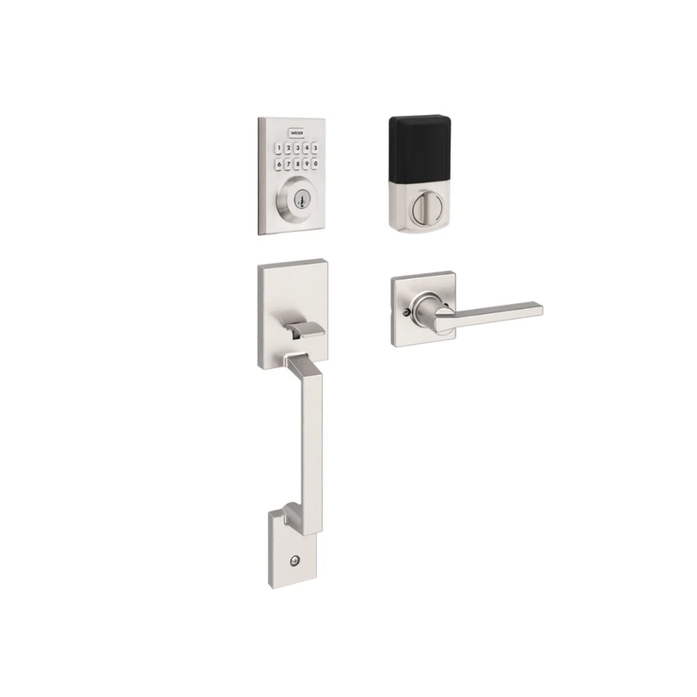 Weiser - Electric Entry Door Lock and Handle Set