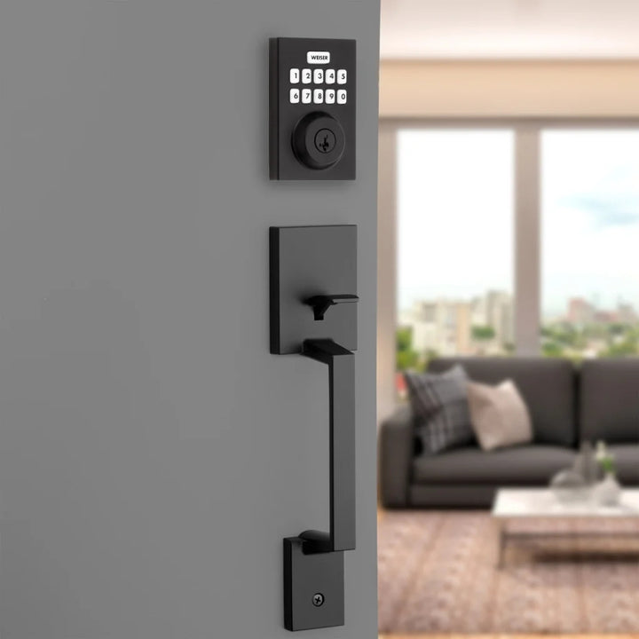 Weiser - Electric Entry Door Lock and Handle Set