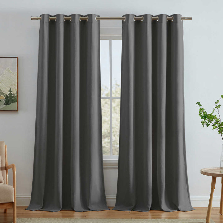 SUN+BLK Total Blackout Curtain Panels - 2-Pack