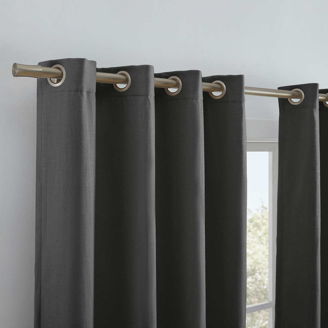 SUN+BLK Total Blackout Curtain Panels - 2-Pack
