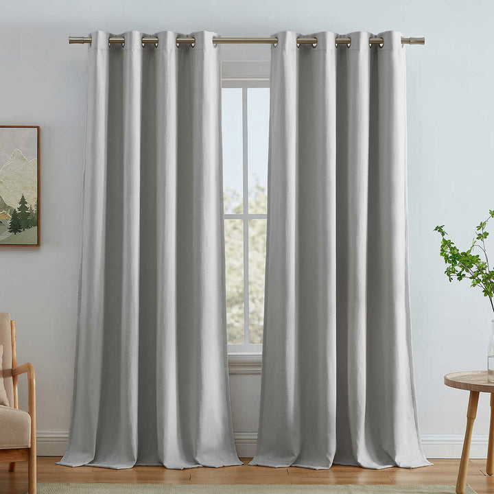 SUN+BLK Total Blackout Curtain Panels - 2-Pack