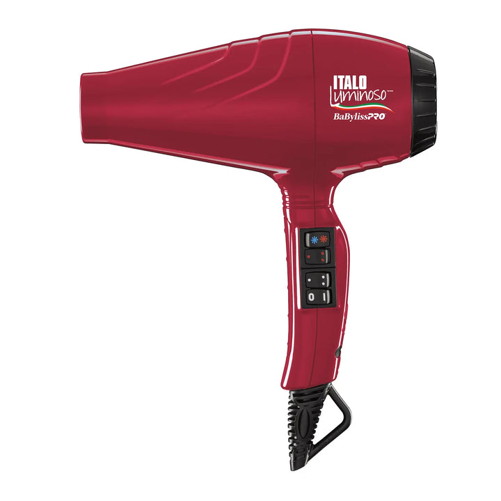 BaByliss PRO ITALO Luminoso Hair Dryer - Black