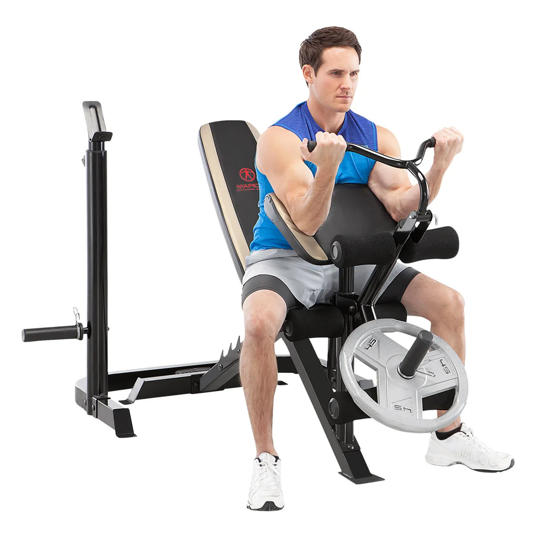 Marcy - Banc de musculation olympique, 2 pièces