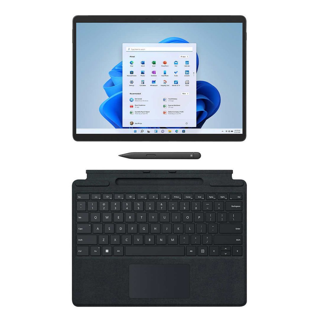 Microsoft Surface - Tablette Pro 8, 13" - Intel Core i5 -1135G7 - 8 Go - SSD 128 Go - Wd 11