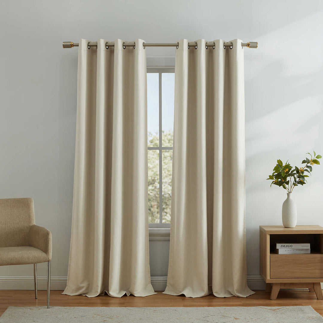 Bon Luxe Blackout Curtain Panel - 2-Pack