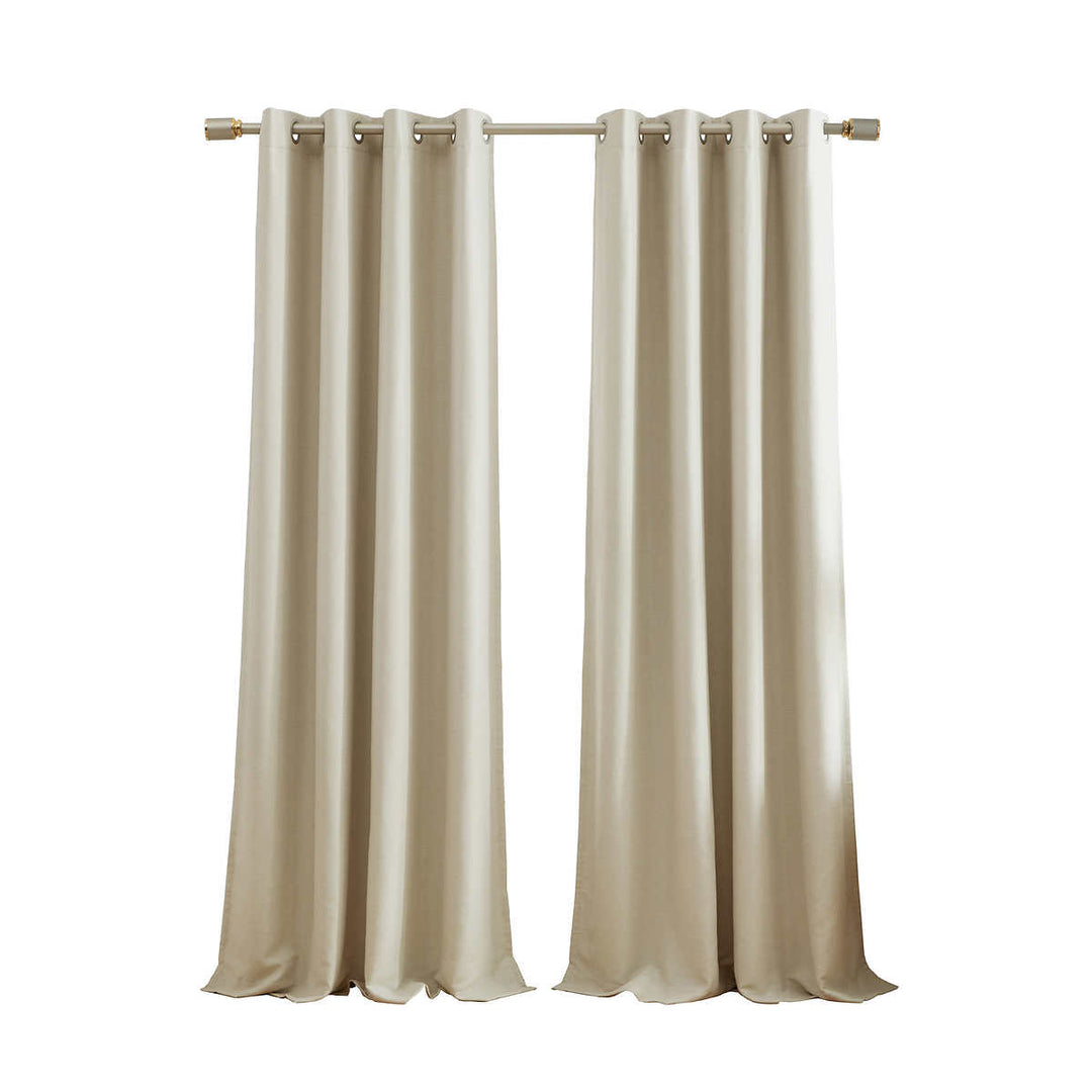 Bon Luxe Blackout Curtain Panel - 2-Pack