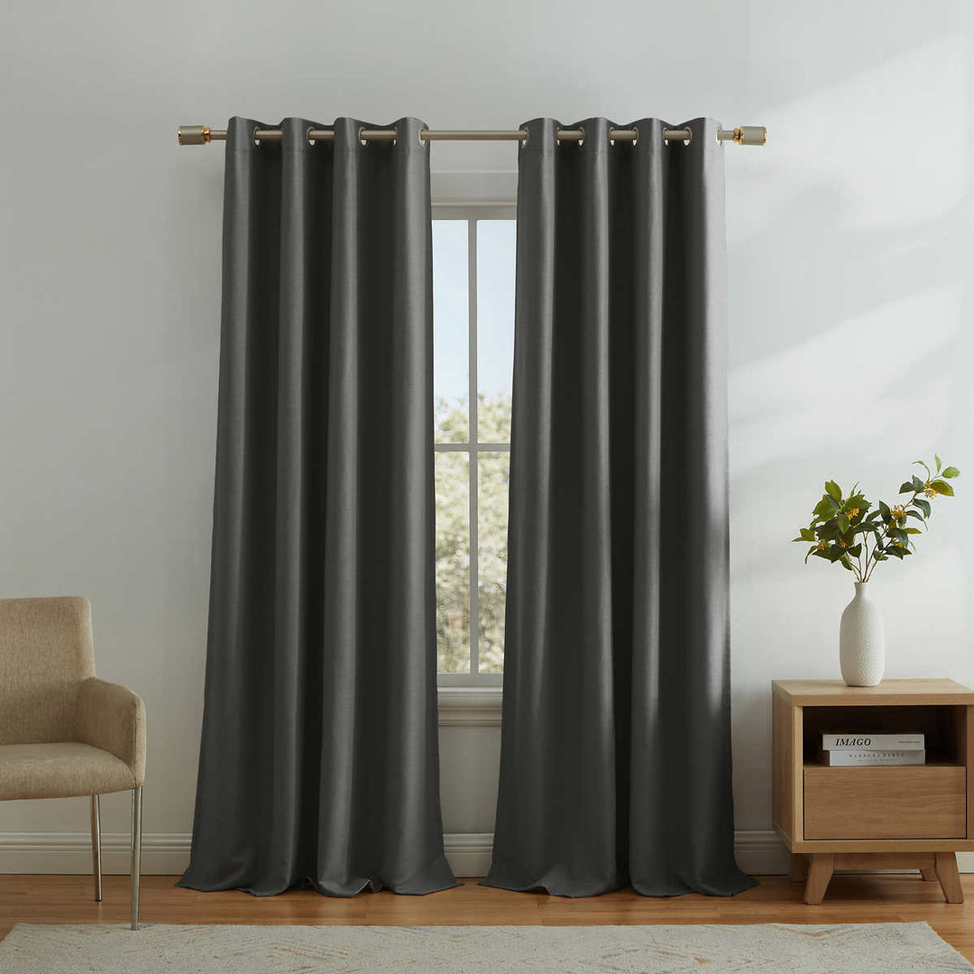 Bon Luxe Blackout Curtain Panel - 2-Pack