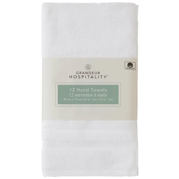 Grandeur Hospitality Hand Towel - 12-Pack