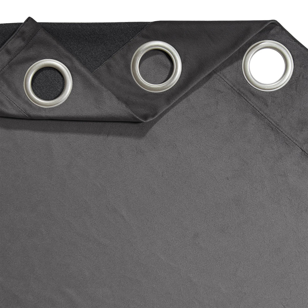 Sun & BLK - Panneau de rideau occultant Velvet Collection, 2 panneaux