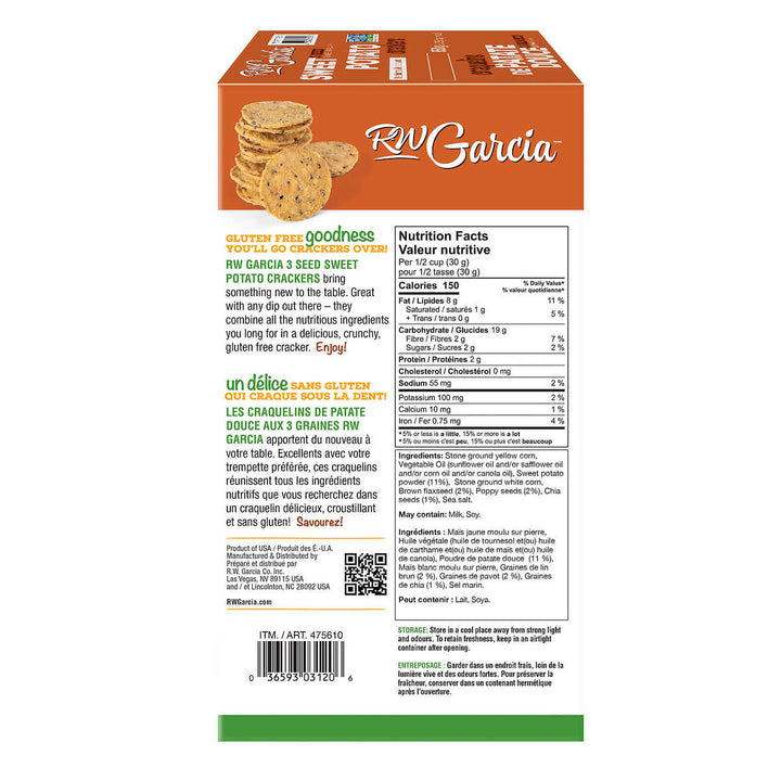 Garcia - Craquelins à la patate douce , 850 g