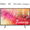 Samsung - Téléviseur LCD DEL 4K UHD - classe 50 po - série DU7100