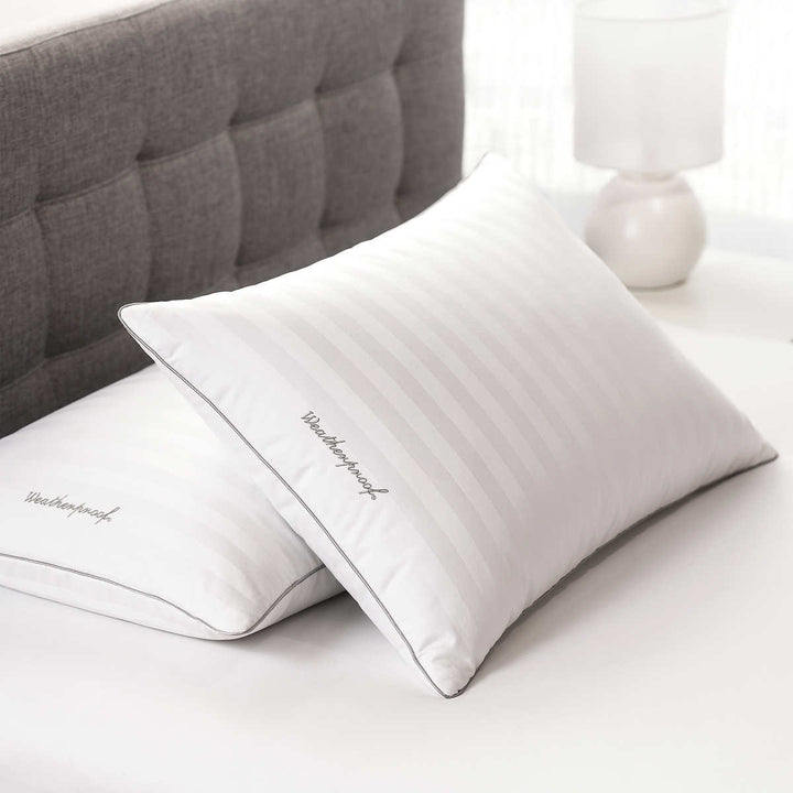 Weatherproof Vintage - 2 Feather and Down Pillows 