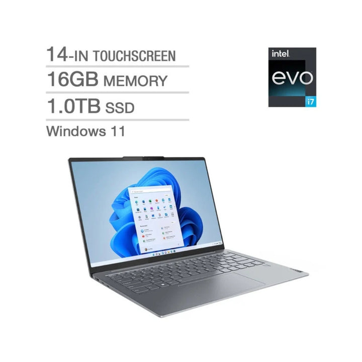 Lenovo - Laptop Slim 7 14IRP8 i7-1360P 16 Go 1 To SSD 14 Pouces