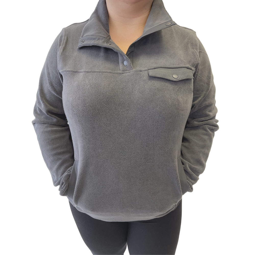 32 Degrees - Fleece Snap Pullover