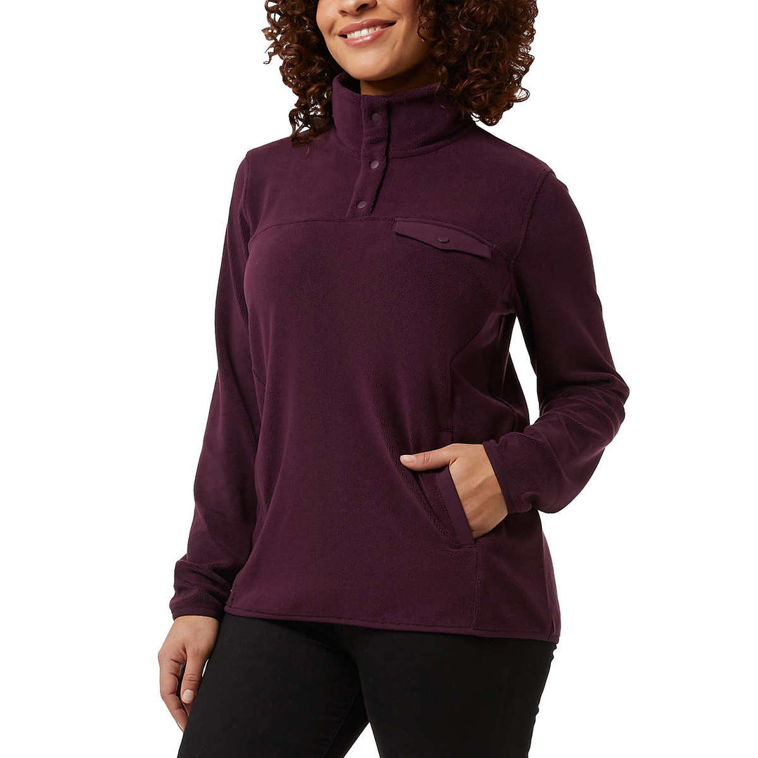32 Degrees - Fleece Snap Pullover