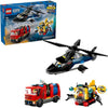 LEGO - Hélicoptère, camion de pompiers et sous-marin Remix - 60462