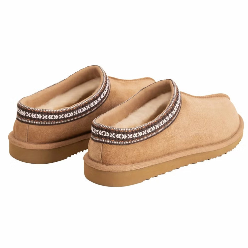 Kirkland Signature - Pantoufle en peau de mouton unisexe