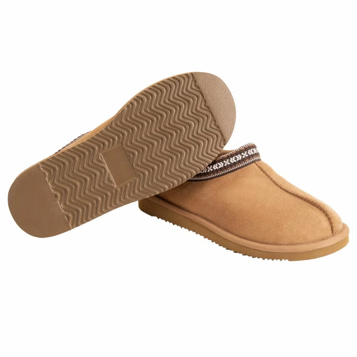 Kirkland Signature - Pantoufle en peau de mouton unisexe