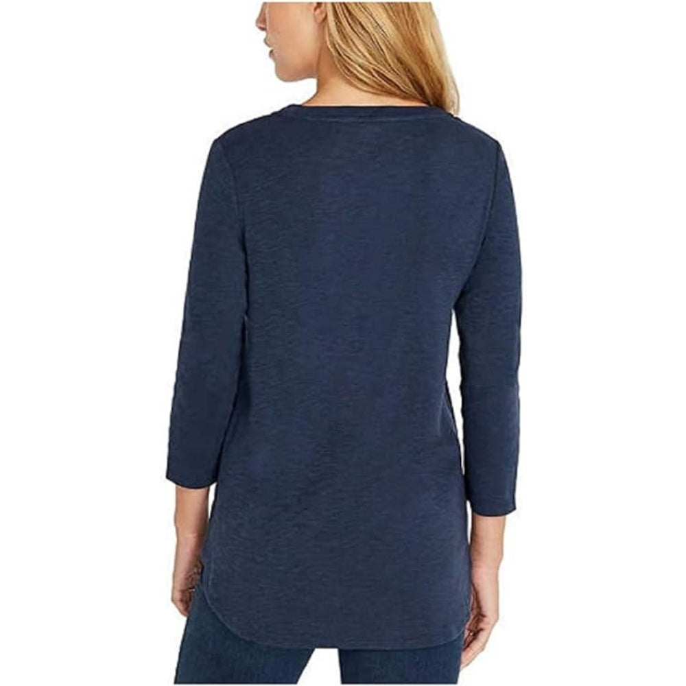 Kirkland Signature 3/4 Sleeve Slub Tee