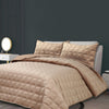 Revolution Home Decor 3-Piece Velvet Quilt Set