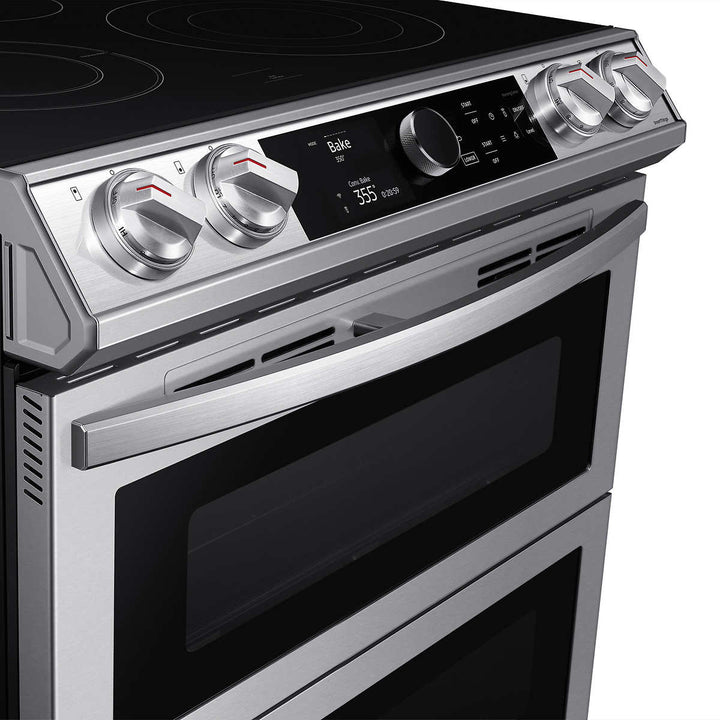Samsung - Cuisinière électrique 30 po de 6,3 pi³ - Flex Duo - AirFryer