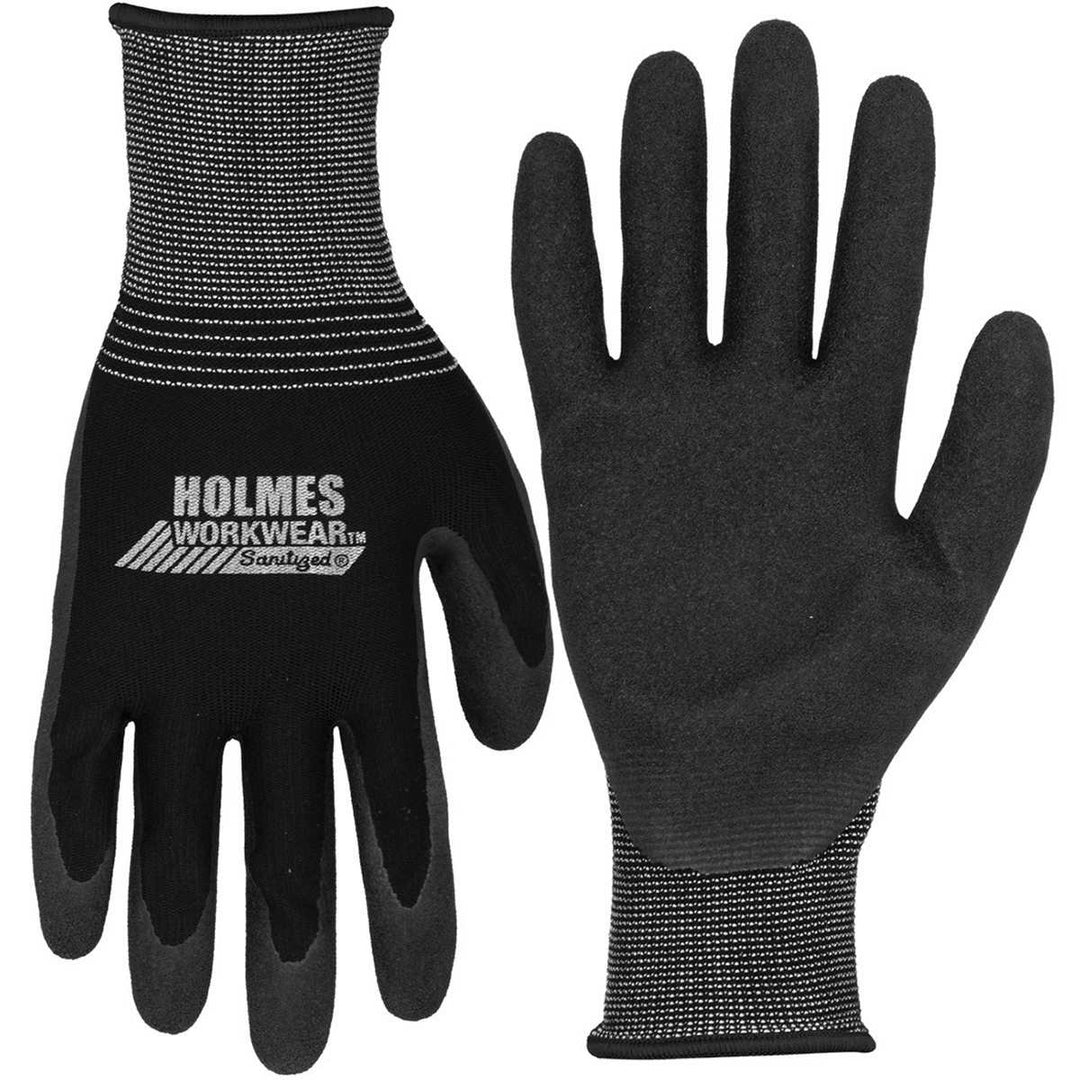 Holmes - Gants enduits de mousse de latex, paquet de 10