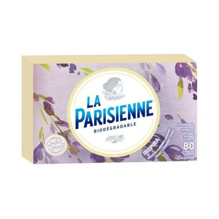 La Parisienne - Assortiment d'assouplisseur en Feuilles 80 unités