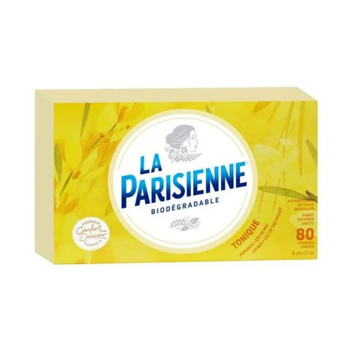 La Parisienne - Assortiment d'assouplisseur en Feuilles 80 unités