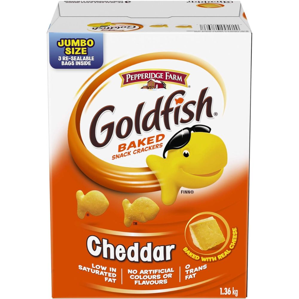 Goldfish - Cheddar Crackers, 1.36 kg