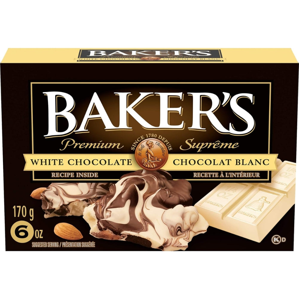 Baker’s - 100% Pure White Chocolate Bar