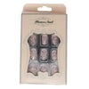 Press-On - Ongle carré arrondi à flocons blancs Flower Nail, 24 pièces