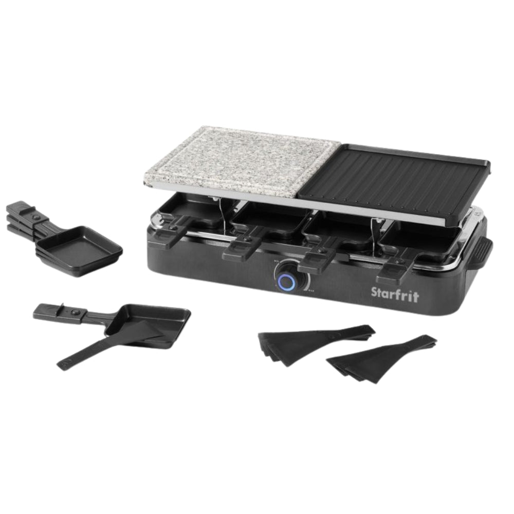 Starfrit - Double Surface Raclette Grill for 8 People