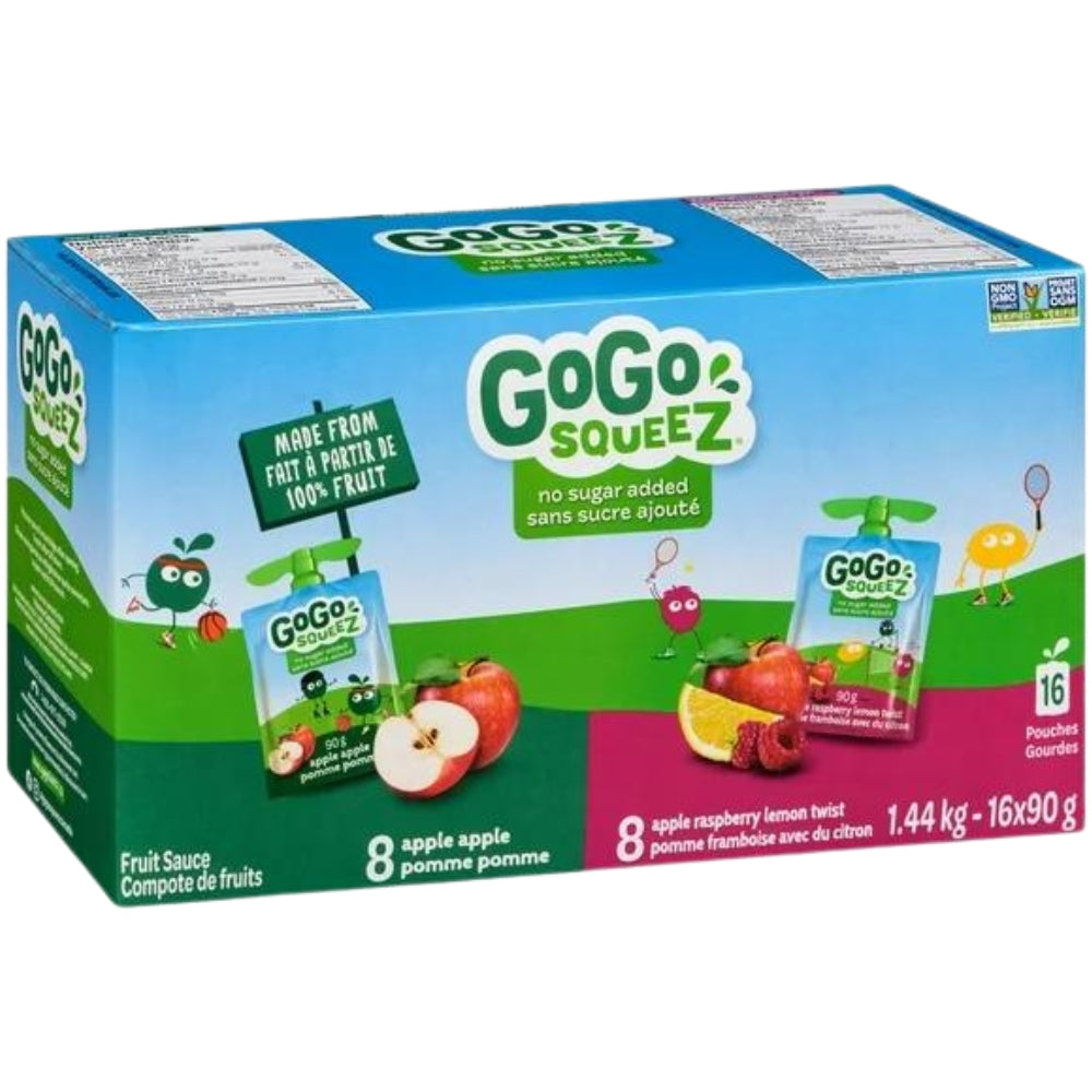 GoGo squeeZ - Compote de fruits bio 16 × 90 g