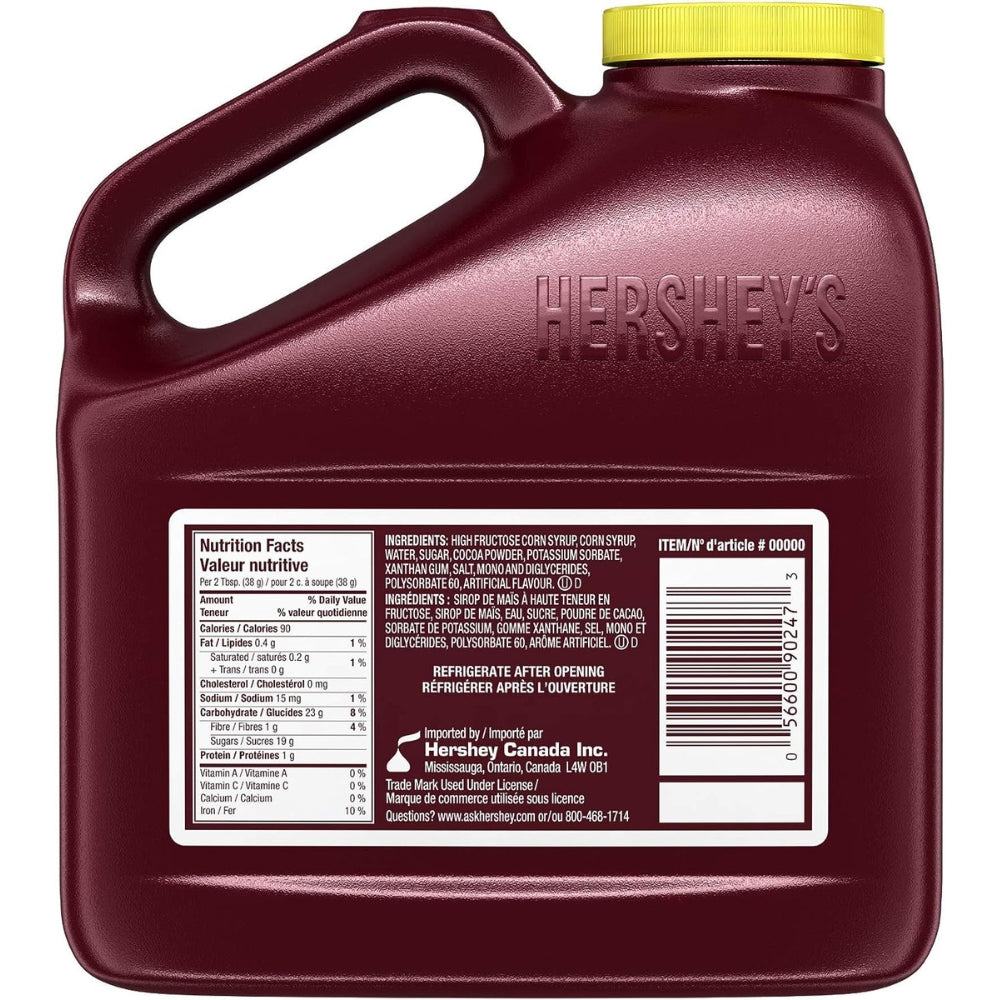 HERSHEY'S - Chocolate syrup, baking ingredients, 2.6 liters