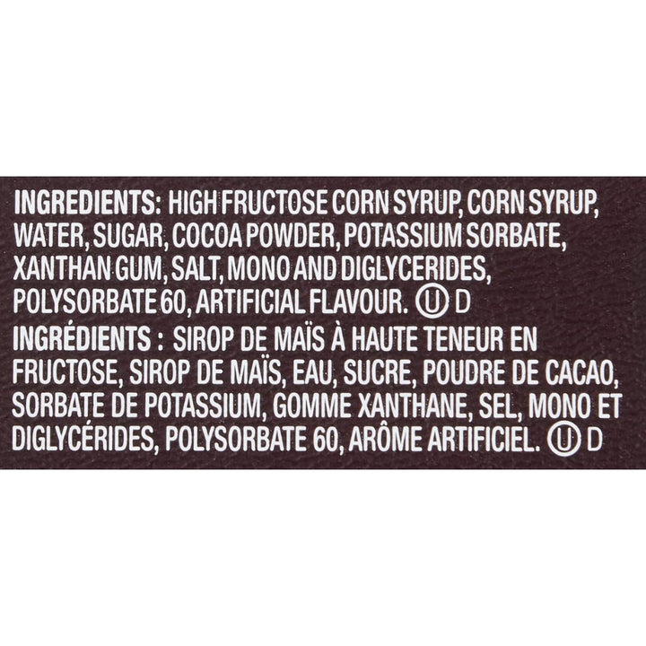HERSHEY'S - Chocolate syrup, baking ingredients, 2.6 liters