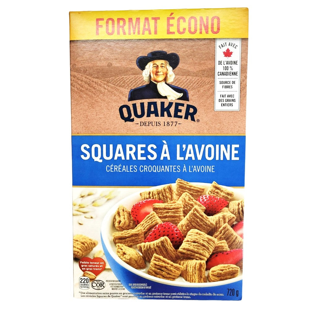 Quaker - Céréales Squares à l'avoine