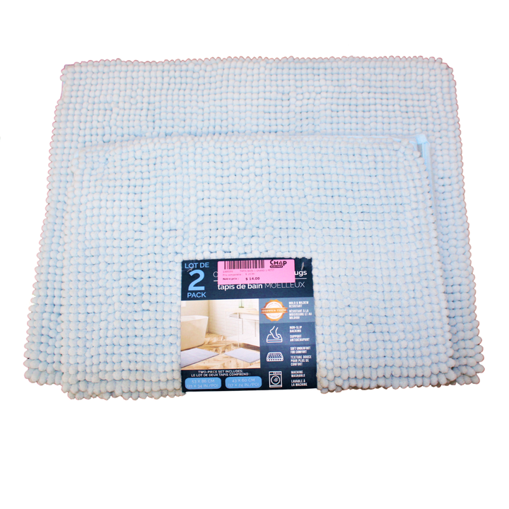 Town & Country Spa Bath Rug - 2-Pack