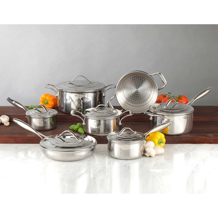 Lagostina 13-Piece Commercial-Grade Cookware Set