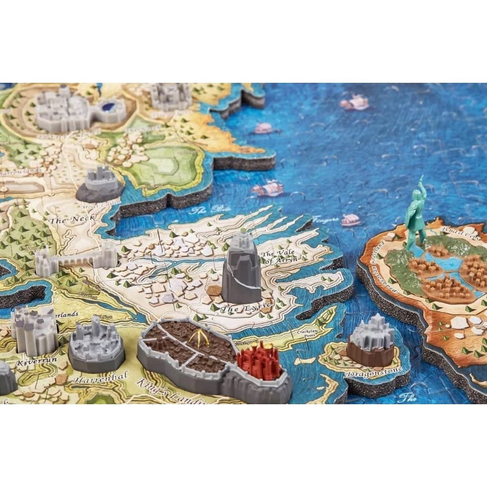 Game of Thrones 4D Puzzle of Westeros and Essos