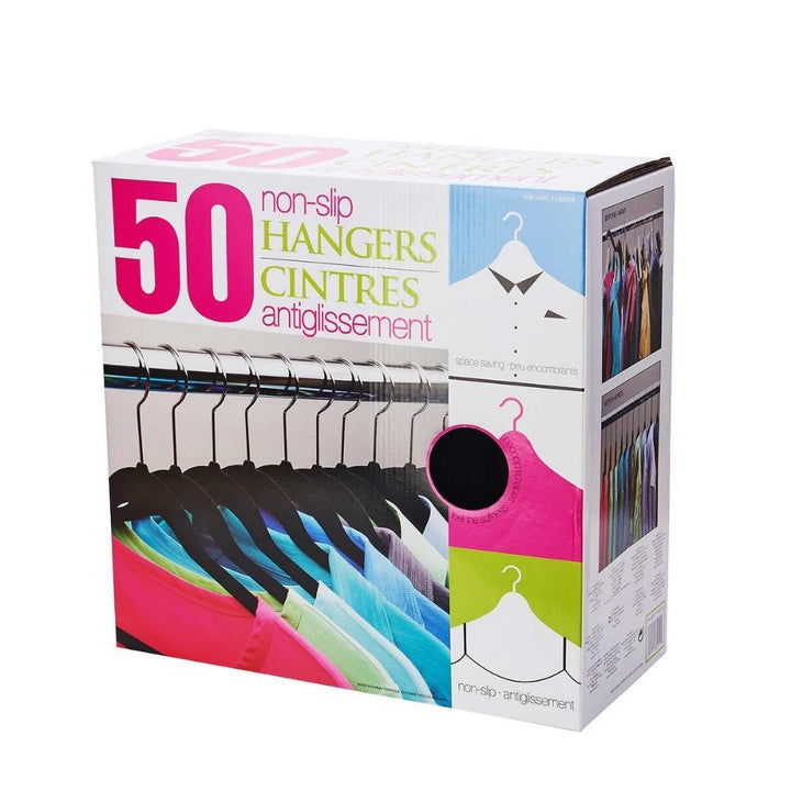 Non-Slip Hangers - 50-Pack