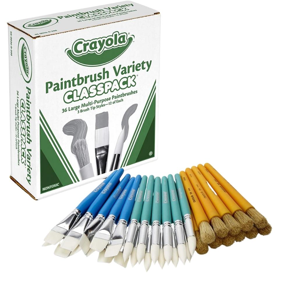 Crayola 36 Loose Paint Brush Set