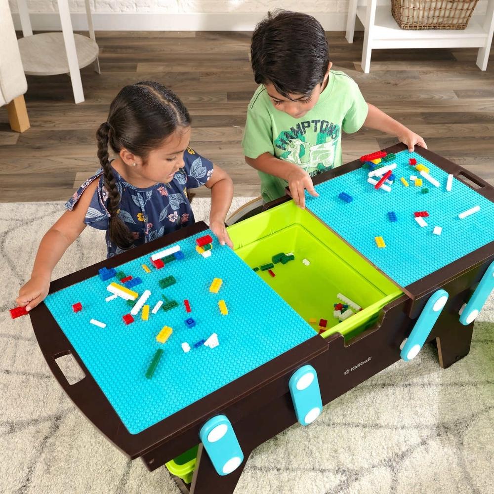 KidKraft Building Bricks Play N Store Table