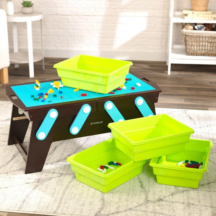 KidKraft Building Bricks Play N Store Table