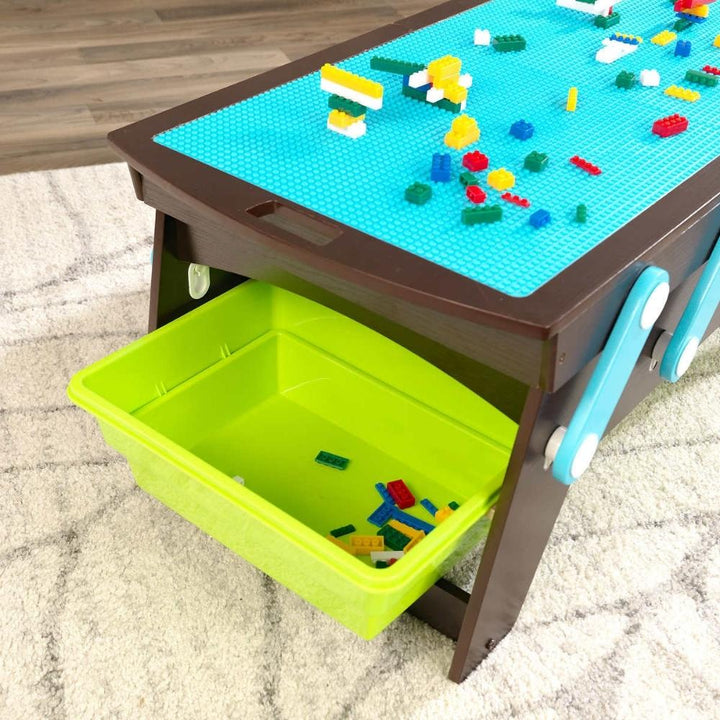 KidKraft Building Bricks Play N Store Table