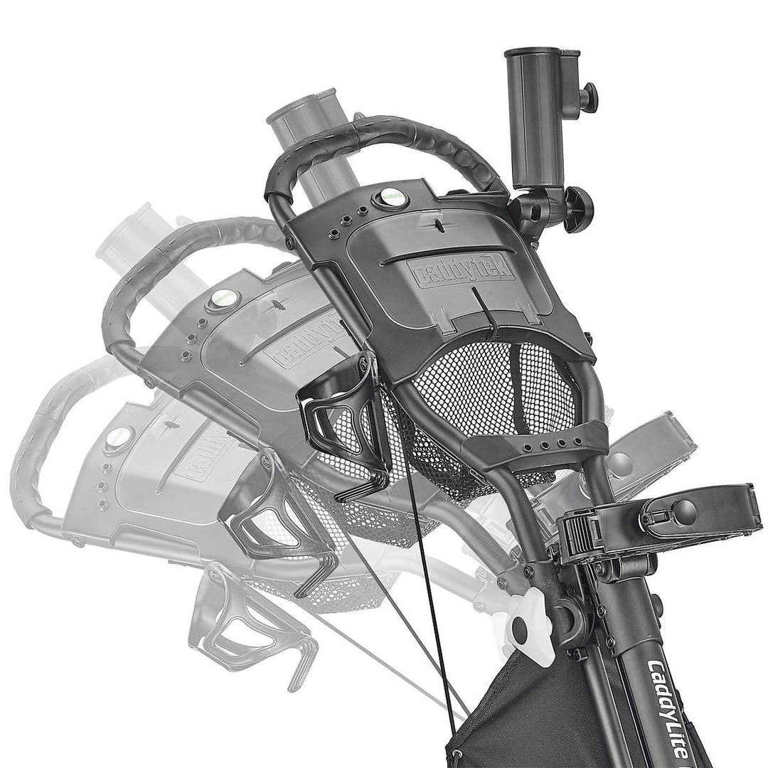 CaddyTek - 3 Wheel Golf Cart with Swivel Front Wheel 