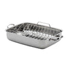 Lagostina Stainless Steel Roaster with Removable Rack