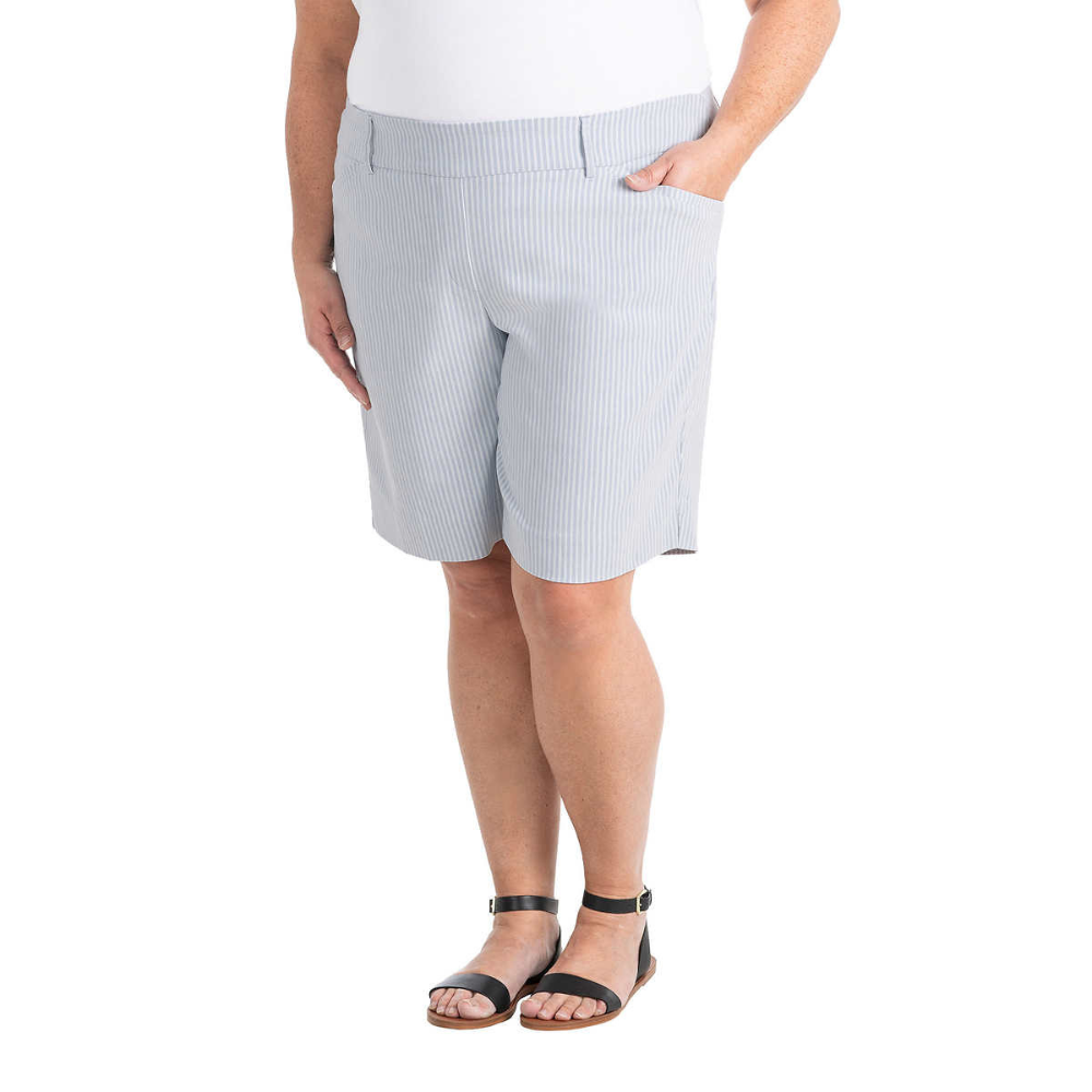 Hilary Radley Pull-On Bermuda Shorts