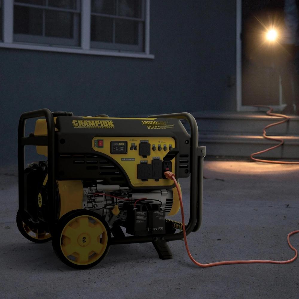 Champion 9500W / 12000W Portable Generator with Electric Start